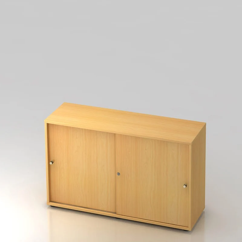 Schiebetürenschrank PLUS - Büromöbel Plus - 2 Ordnerhöhen 120cm breit