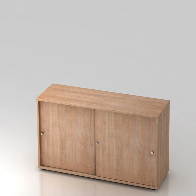 Schiebetürenschrank PLUS - Büromöbel Plus - 2 Ordnerhöhen 120cm breit