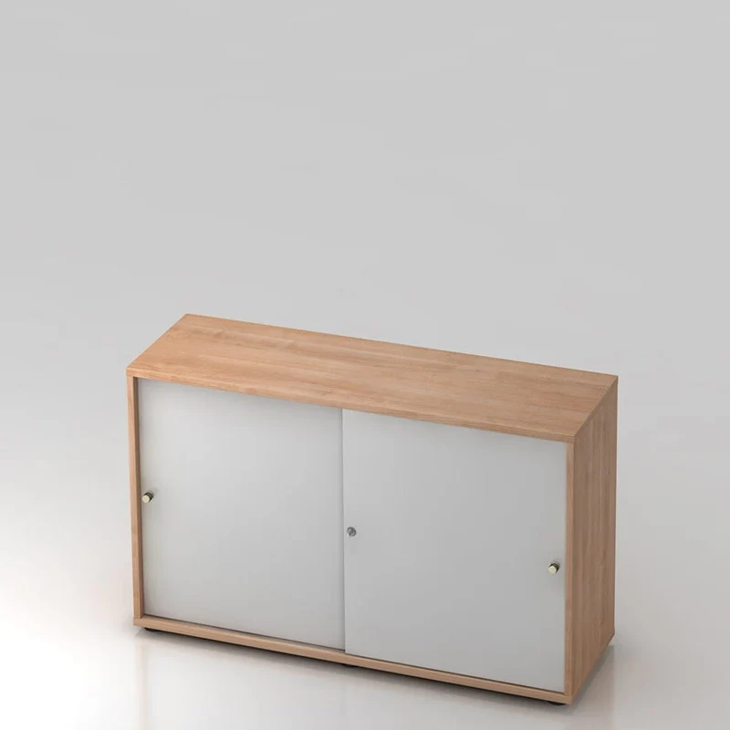 Schiebetürenschrank PLUS - Büromöbel Plus - 2 Ordnerhöhen 120cm breit