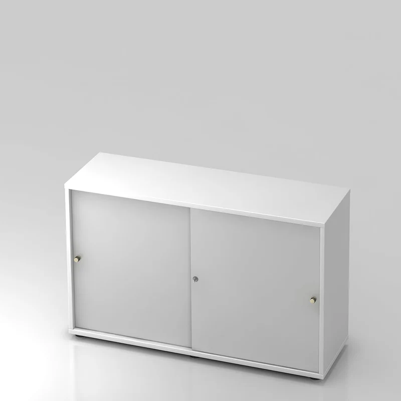 Schiebetürenschrank PLUS - Büromöbel Plus - 2 Ordnerhöhen 120cm breit