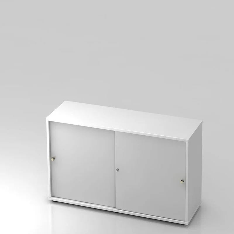 Schiebetürenschrank PLUS - Büromöbel Plus - 2 Ordnerhöhen 120cm breit