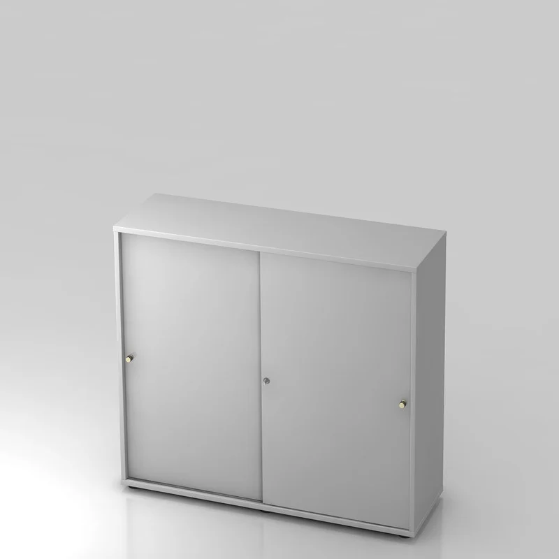 Schiebetürenschrank PLUS - Büromöbel Plus - 3 Ordnerhöhen 120cm breit