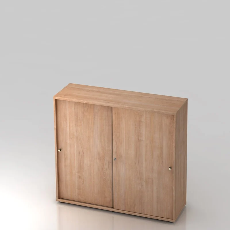 Schiebetürenschrank PLUS - Büromöbel Plus - 3 Ordnerhöhen 120cm breit