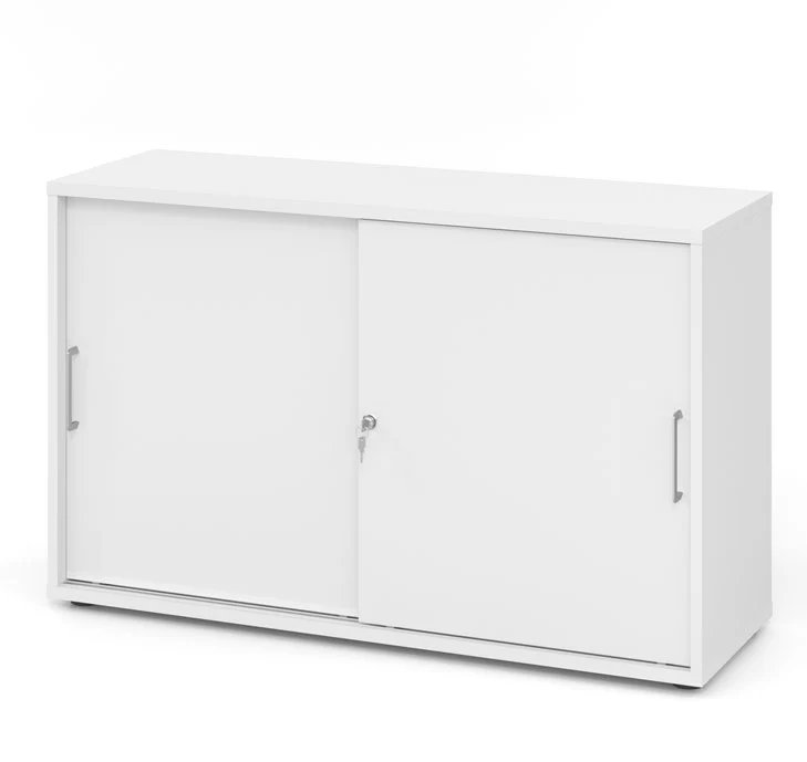 Hammerbacher Schiebetürenschrank 1752S, Holz, abschließbar, 120 x 74,8 x 40cm
