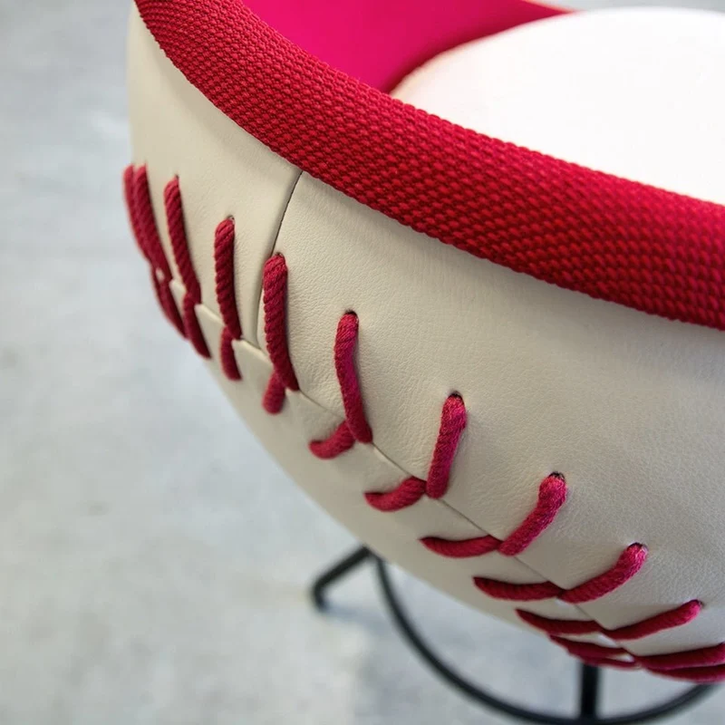 lillus HOMERUN - Tresenstuhl - Baseball Barhocker Stuhl - Cocktailstuhl - Kugelsessel - Ballsessel