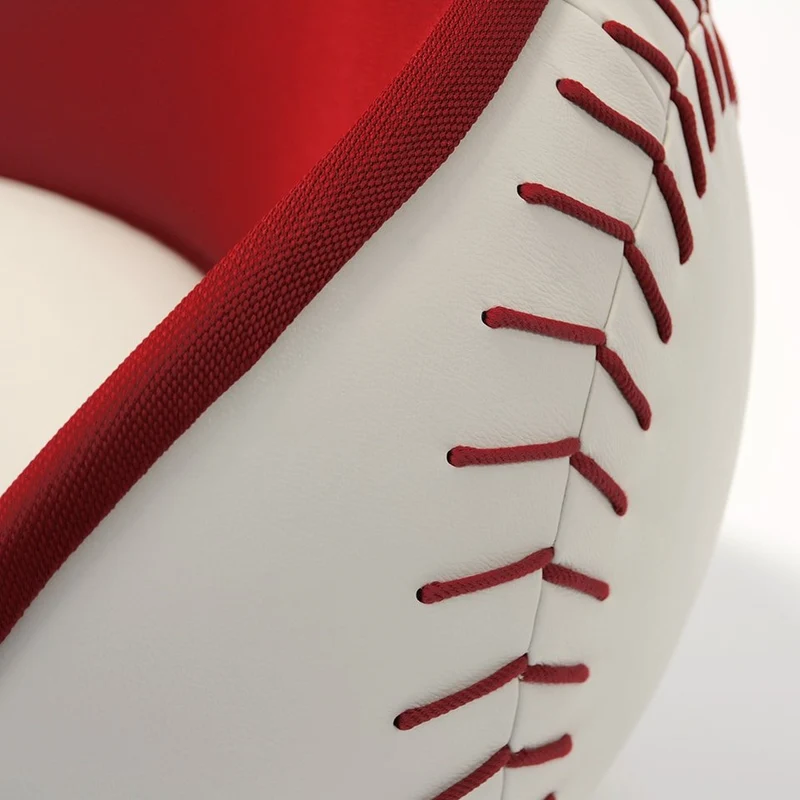 lillus HOMERUN - Tresenstuhl - Baseball Barhocker Stuhl - Cocktailstuhl - Kugelsessel - Ballsessel