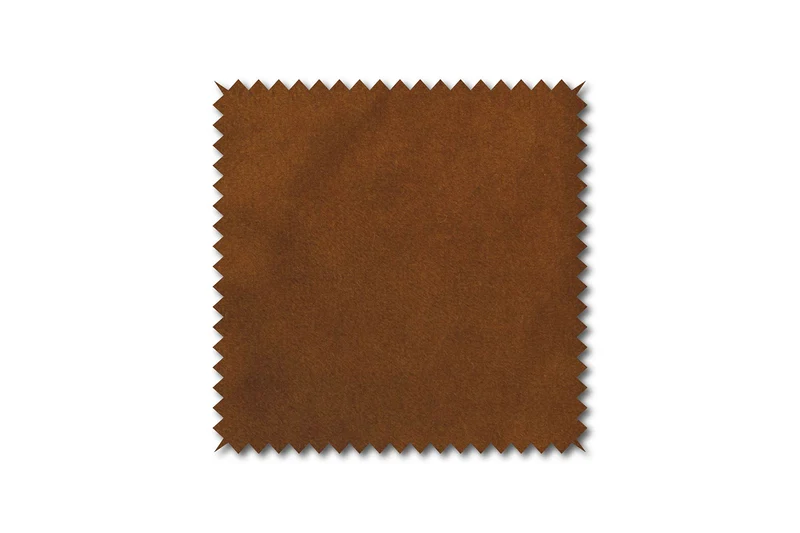 KAWOLA Sofa ARLY Polsterbank Bezug Velvet cognac
