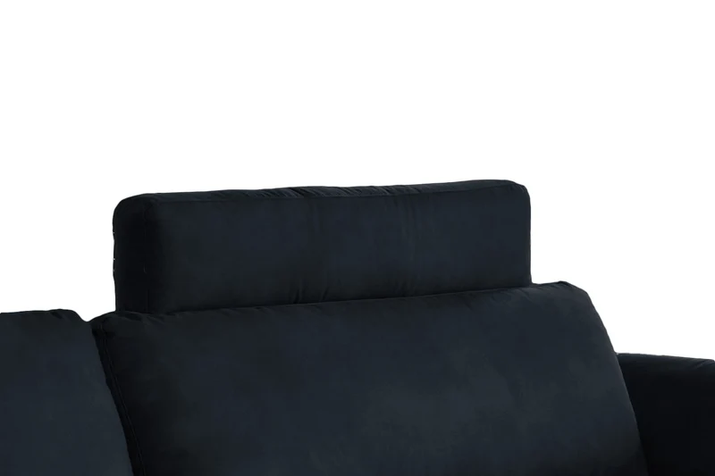 KAWOLA Kopfstütze MALTA Stoff schwarz