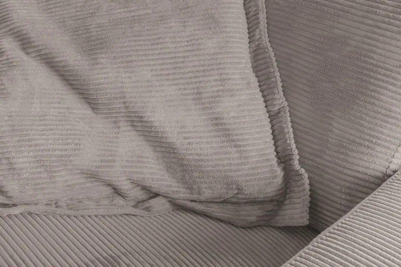 KAWOLA Flatterkissen MADELINE Cord taupe 75x75cm