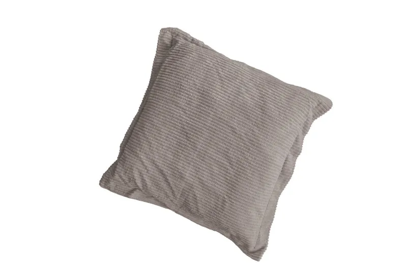 KAWOLA Flatterkissen MADELINE Cord taupe 75x75cm