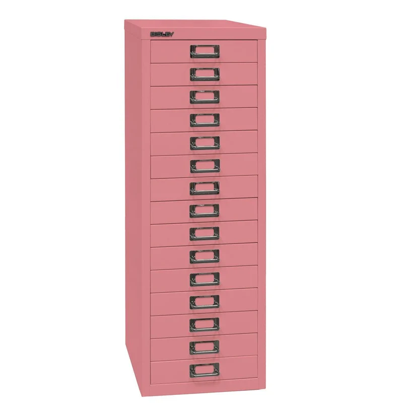 Bisley MultiDrawer™ L3915 - 15 Schubladen Gesamthöhe 860 mm, DIN A4 - alle Farben jetzt auf Rechnung bestellen