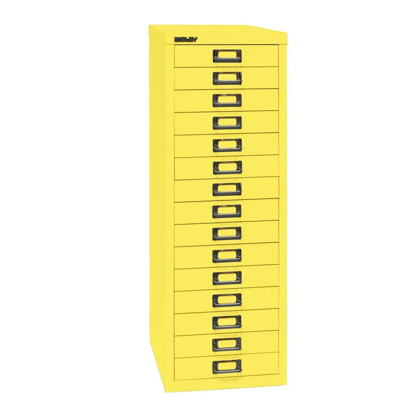 Bisley MultiDrawer™ L3915 - 15 Schubladen Gesamthöhe 860 mm, DIN A4 - alle Farben jetzt auf Rechnung bestellen