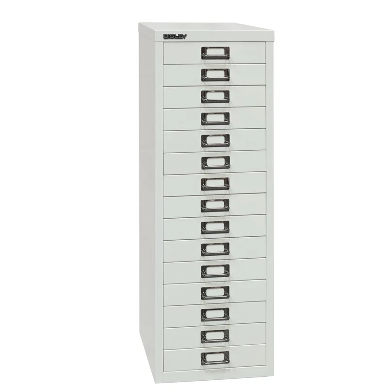 Bisley MultiDrawer™ L3915 - 15 Schubladen Gesamthöhe 860 mm, DIN A4 - alle Farben jetzt auf Rechnung bestellen