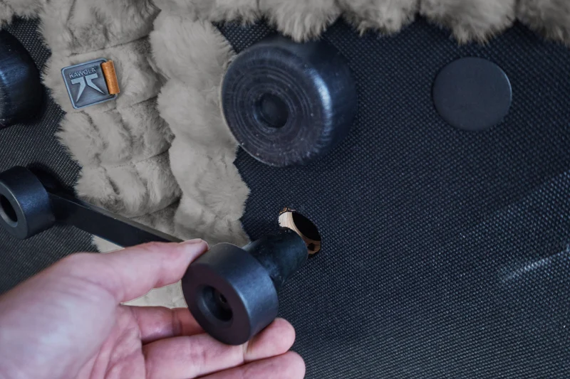 KAWOLA Modulsofa WIOLO SOFT 3 Module 3 Rückenkissen Weicher Breitcord grau