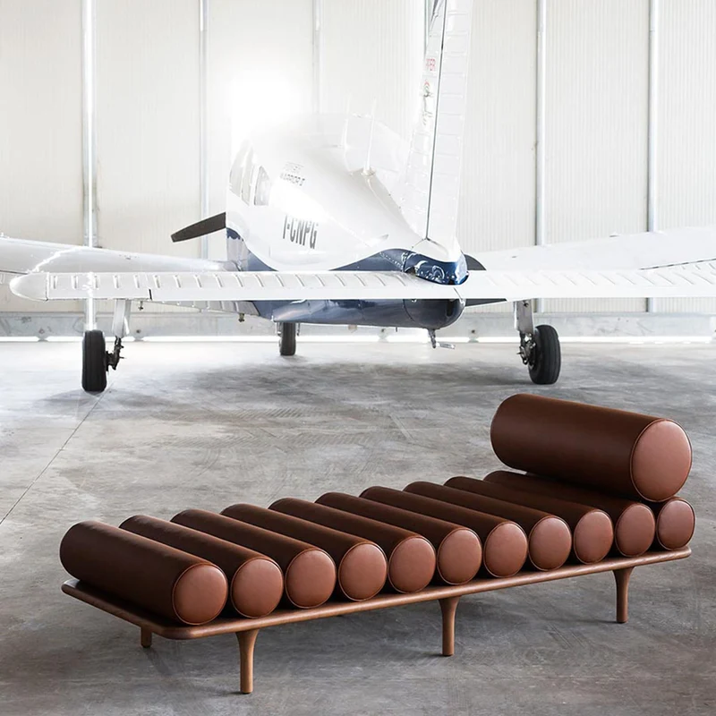 Chaise Lounge FIVE TO NINE with Headrest by Studio Pepe for Tacchini