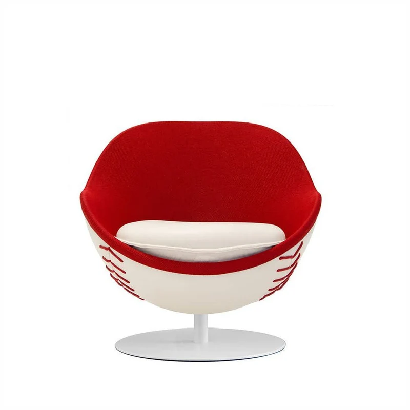 lillus HOMERUN - Loungesessel Kugelsessel Baseball Ballsessel Leder
