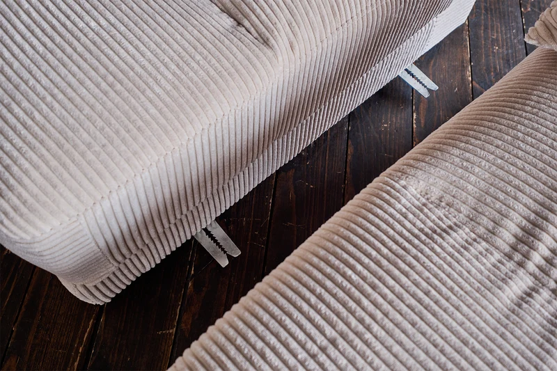 KAWOLA Sofa CINE XXL-Sofa 3-Sitzer Cord braun
