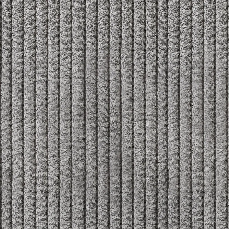 KAWOLA Sofa MADELINE 3-Sitzer Cord grau