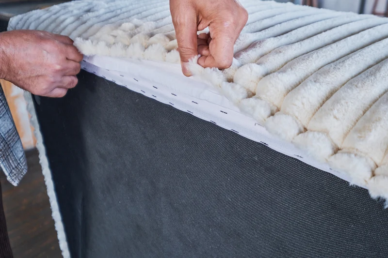 KAWOLA Modulsofa WIOLO SOFT 2 Module 2 Rückenkissen Weicher Breitcord cremeweiß