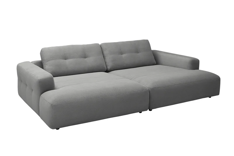 KAWOLA Big Sofa MIKA Feincord anthrazit
