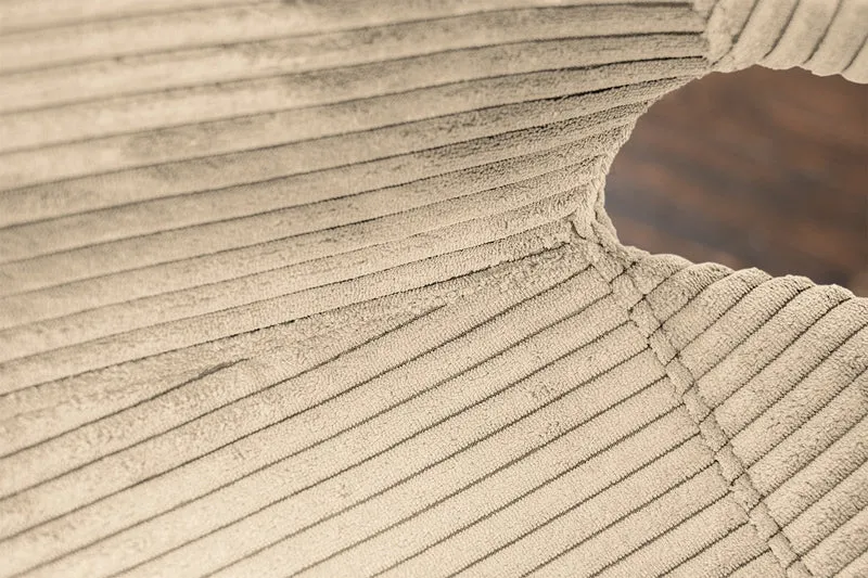 KAWOLA Stuhl ZAJA Esszimmerstuhl Cord cremeweiß