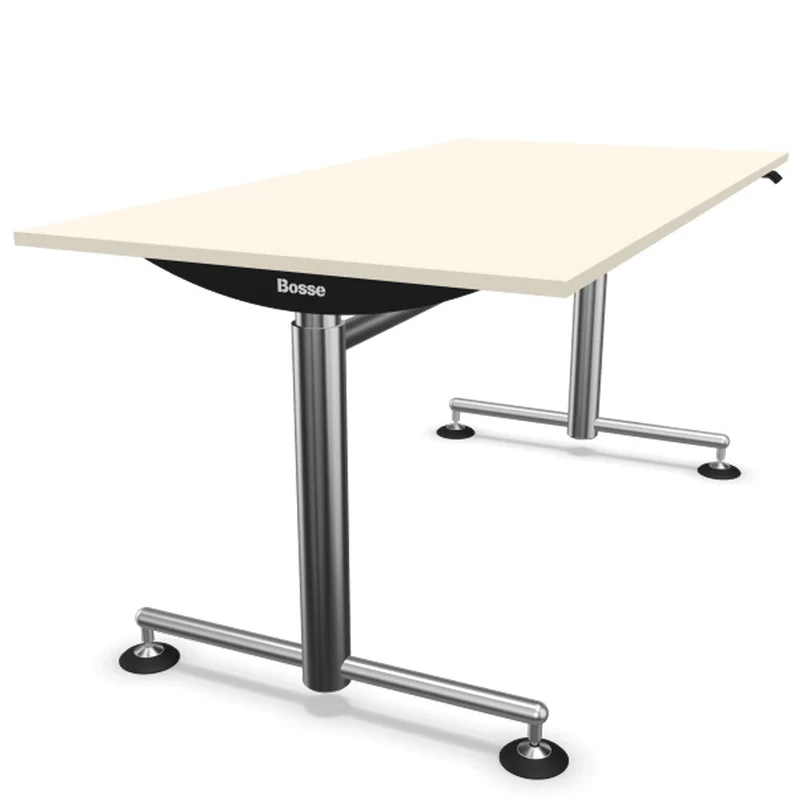 Bosse Modul Space M1 höhenverstellbarer Schreibtisch 72 - 136,5 cm - Melamin & Furnier Platte