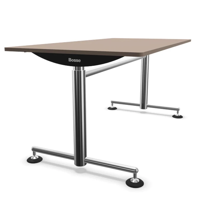 Bosse Modul Space M1 höhenverstellbarer Schreibtisch 72 - 136,5 cm - Melamin & Furnier Platte