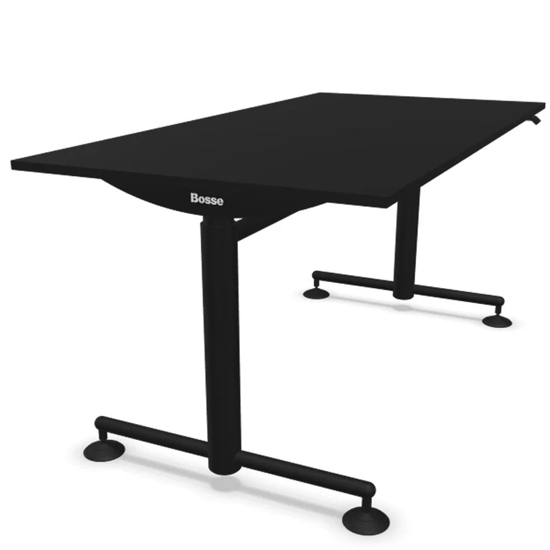 Bosse Modul Space M1 höhenverstellbarer Schreibtisch 72 - 136,5 cm - Melamin & Furnier Platte