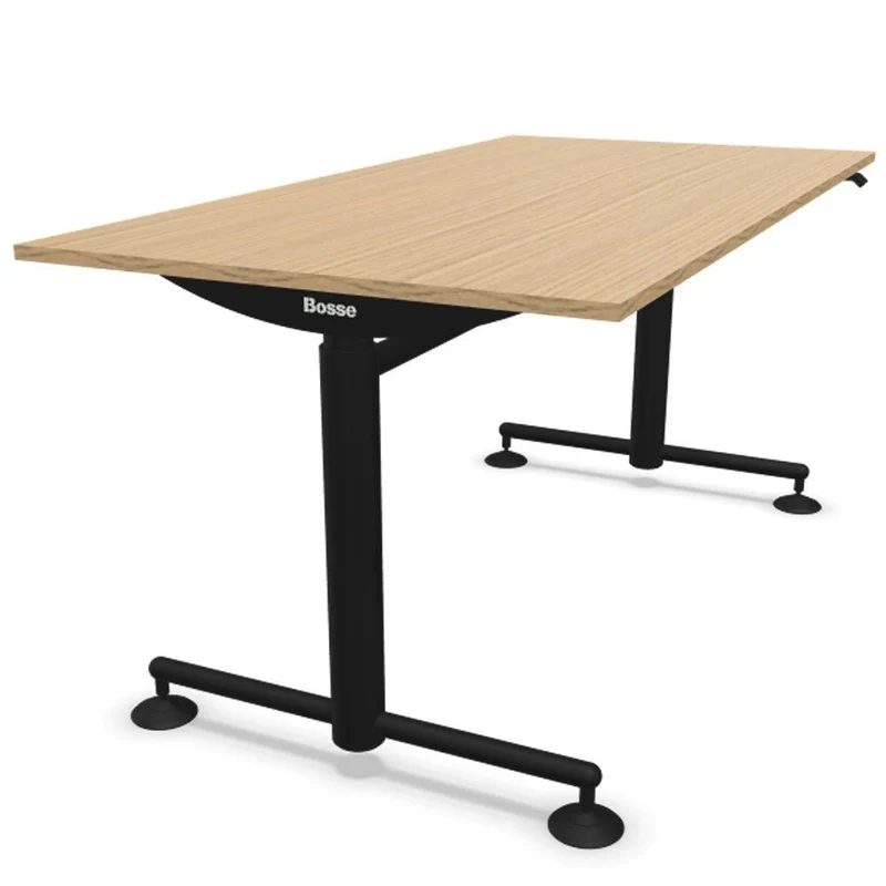 Bosse Modul Space M1 höhenverstellbarer Schreibtisch 72 - 136,5 cm - Melamin & Furnier Platte