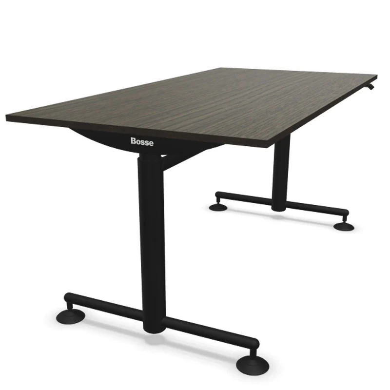 Bosse Modul Space M1 höhenverstellbarer Schreibtisch 72 - 136,5 cm - Melamin & Furnier Platte