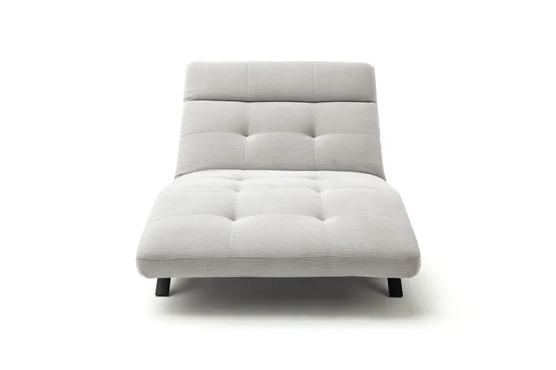 KAWOLA Relaxliege AMERIVA motorisch Maxi Feincord silber