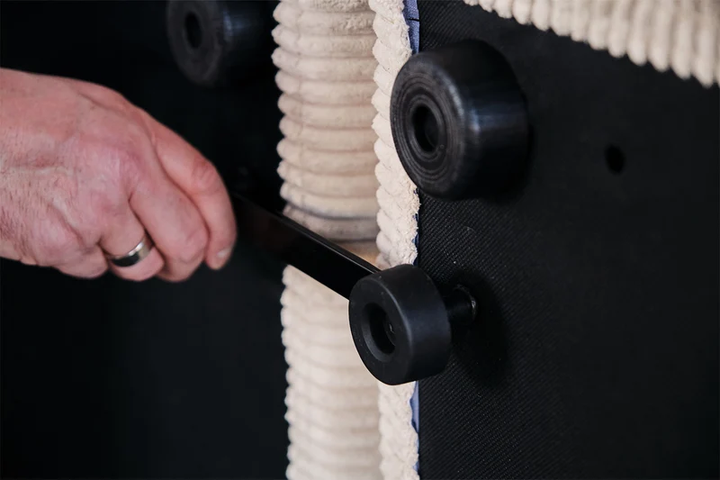 KAWOLA Modulsofa WIOLO SOFT 5 Module 5 Rückenkissen Cord cremeweiß