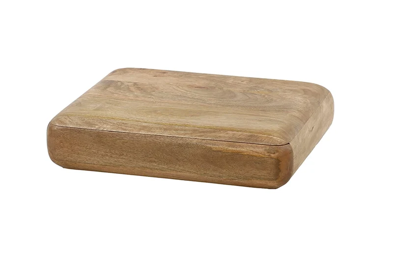KAWOLA Nachttisch SLEK hängend Mangoholz natur 1 Schublade