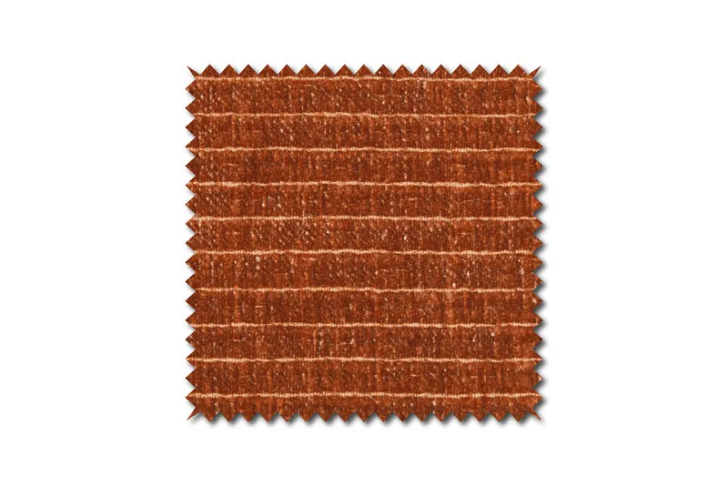 KAWOLA Stoffmuster Cord Vintage rostbraun