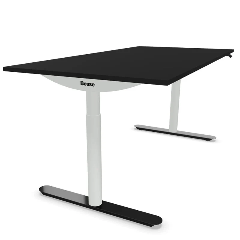 Bosse Modul Space M3 höhenverstellbarer Schreibtisch 62 - 126 cm - Melamin Arbeitsplatte
