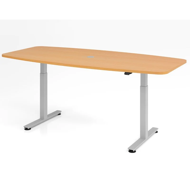 Besprechungstisch Konferenztisch Pure - Meetingtisch höhenverstellbar - 220 x 103 cm