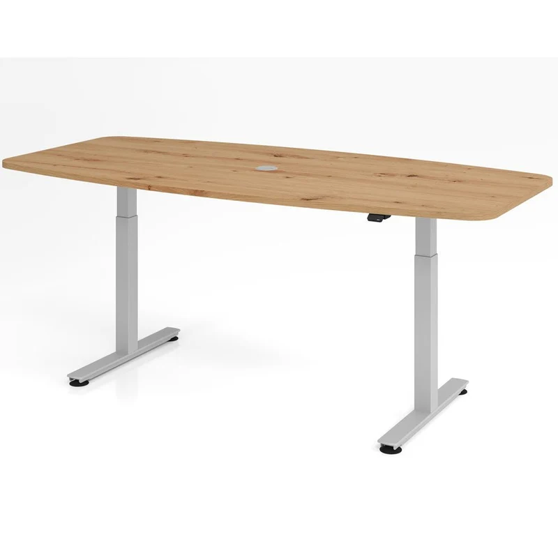 Besprechungstisch Konferenztisch Pure - Meetingtisch höhenverstellbar - 220 x 103 cm