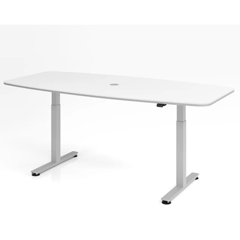 Besprechungstisch Konferenztisch Pure - Meetingtisch höhenverstellbar - 220 x 103 cm