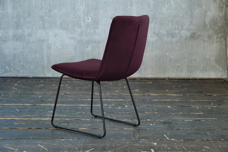 KAWOLA Esszimmerstuhl NEW CHARME Velvet purple