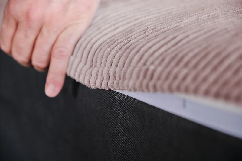 KAWOLA Modulsofa WIOLO SOFT 4 Module 4 Rückenkissen Cord rosa