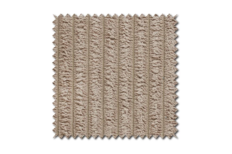 KAWOLA Sitzgruppe CHARME Sofa Sessel Hockerbank Cord taupe