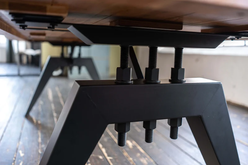 KAWOLA Esstisch REY Akazie massiv Schweizer Kante