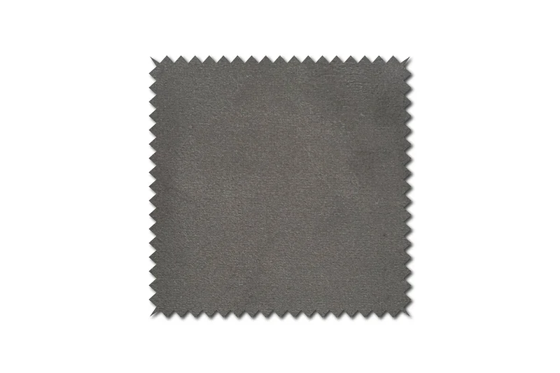KAWOLA Hocker LOTTE Polsterhocker velvet silber