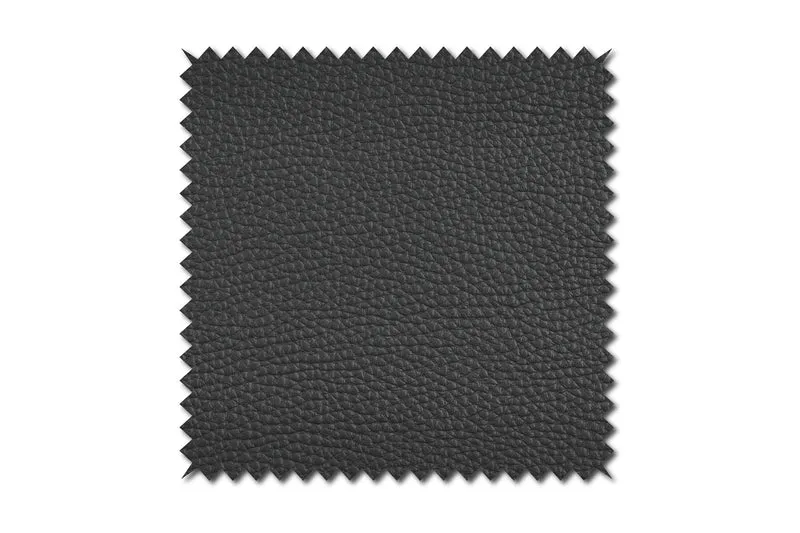 KAWOLA Stoffmuster Leder schwarz