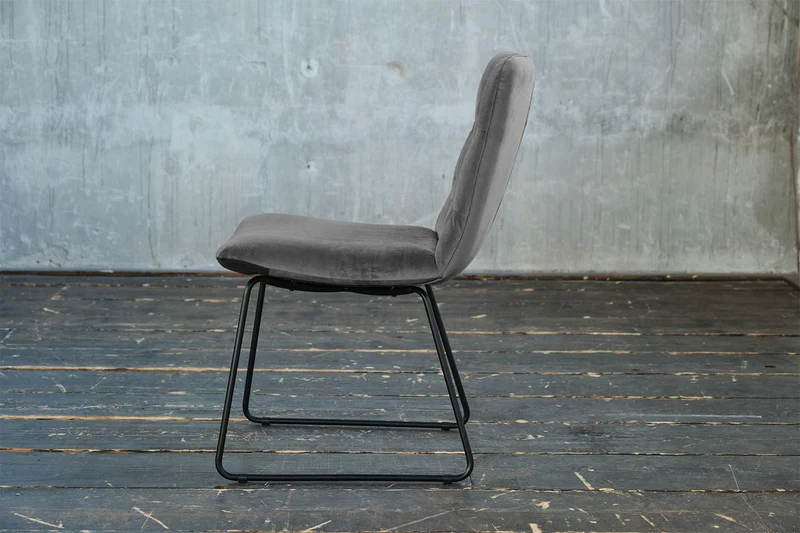 KAWOLA Esszimmerstuhl NEW CHARME Velvet stone
