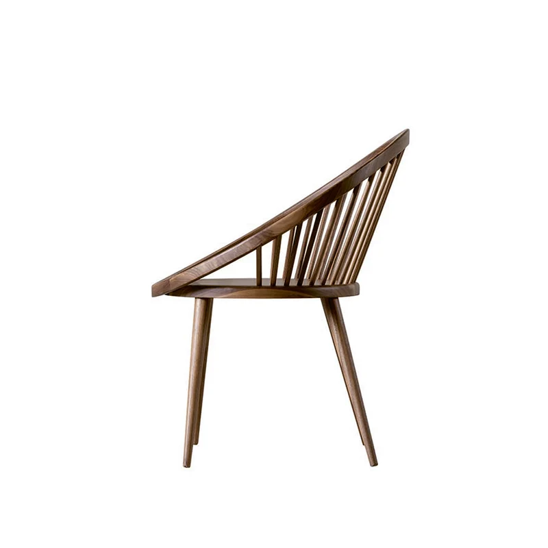 Walnut Dining Chair NIDO by Dale Italia