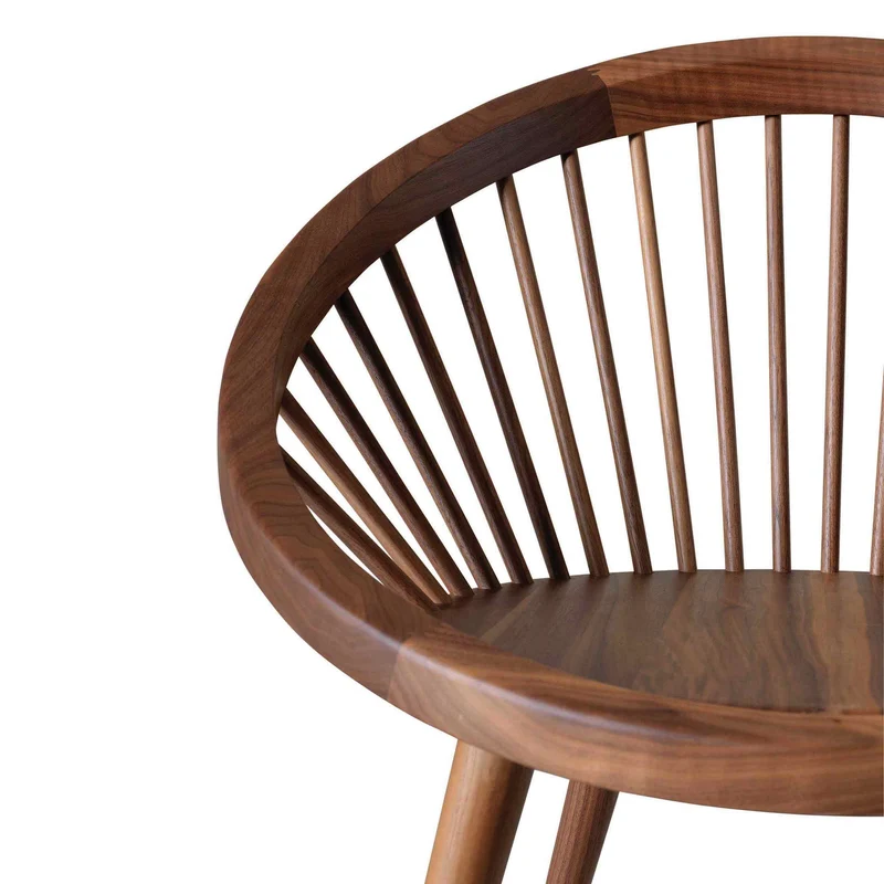 Walnut Dining Chair NIDO by Dale Italia