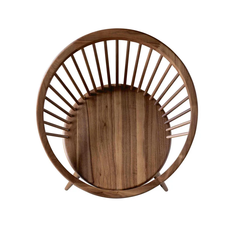 Walnut Dining Chair NIDO by Dale Italia