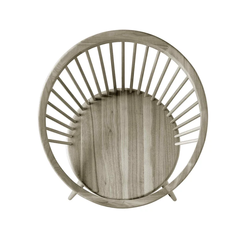 Walnut Dining Chair NIDO by Dale Italia