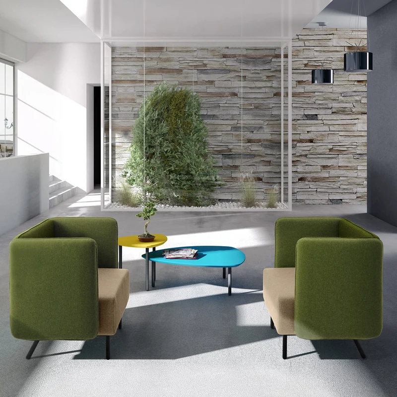 Lounge Sofa Sessel fm Calesita DIALOG - hochwertiger Wollbezug Fenice